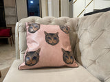 Vilasa Home Cat Filled Cushion
