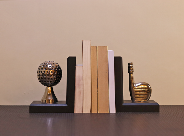 Golfer's Glory Bookend
