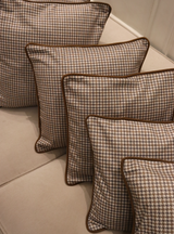 Vilasa Home Check Design Cushion